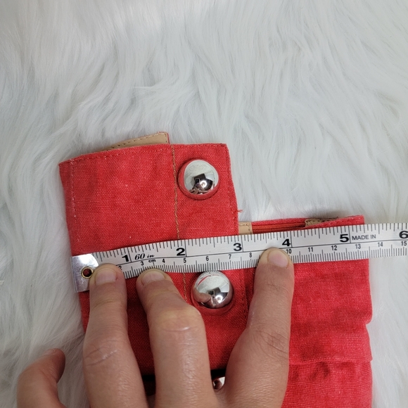 Red boots stiletto heel open toe silver studs. - Picture 12 of 12